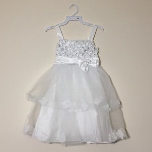 New Kids’ White Sequin Dress